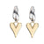 Versatile Heart Heart Zircon Drop Earrings