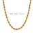 Fashion Stripe Geometric Stainless Steel 18K Gold Plated Necklaces