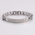 Expressive Women Stripe Circle Geometric Stainless Steel Electroplating Bracelets