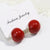 Irregular Ellipse Round Star Wave Copper Oil Dripping Stud Earrings