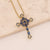 Women Cross Copper Electroplating Pendants