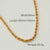 IG Style Chain Geometric Stainless Steel 18K Gold Plated Necklaces