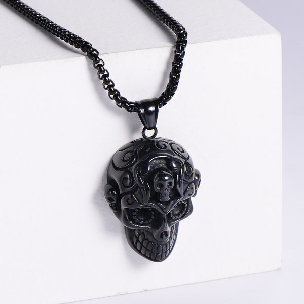 Skull Stainless Steel Electroplating Pendants