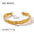 IG Style Circle Stainless Steel Electroplating Bangles