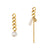 Fashion Stripe Geometric Stainless Steel 18K Gold Plated Earrings