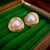 Medieval Droplet Pearl Droplet Geometric Alloy Diamond Inlay Earrings