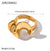 Round Geometric Stainless Steel Electroplating Rings