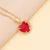 Women Heart Alloy Electroplating Necklaces