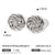 IG Style Round Stainless Steel 18K Gold Plated Earrings