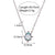 Fashion Ellipse Geometric Stainless Steel Electroplating Necklaces