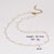 Minimalist Asymmetrical Chain Pearl Electroplating Necklaces