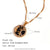 Fashion Star Shell Moon Geometric Stainless Steel 18K Gold Plated Necklaces