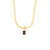 Minimalist Stripe Geometric Stainless Steel 18K Gold Plated Necklaces