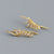 925 Sterling Silver Wing Silver Diamond Inlay Stud Earrings