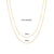 Minimalist Stripe Geometric Stainless Steel 18K Gold Plated Necklaces