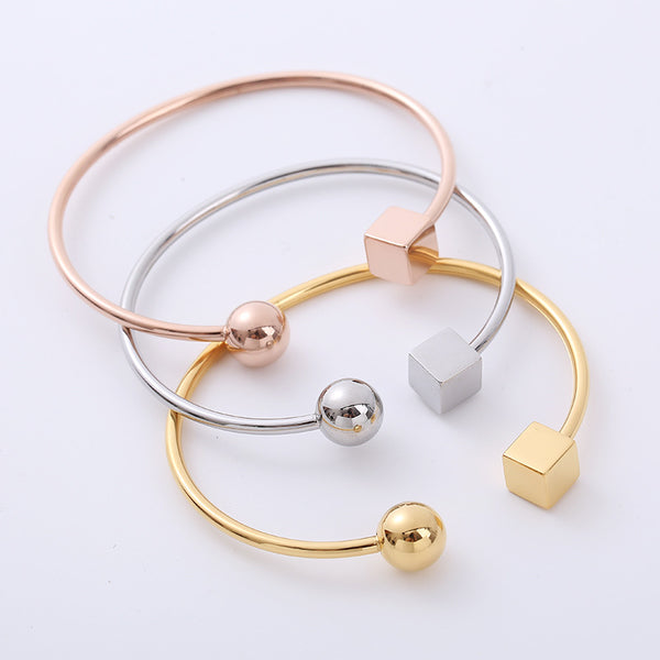 IG Style Stainless Steel Electroplating Bangles