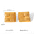 IG Style Music Note Heart Square Geometric Stainless Steel Electroplating Earrings