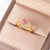 IG Style Women Crown Heart Circle Copper Electroplating Rings