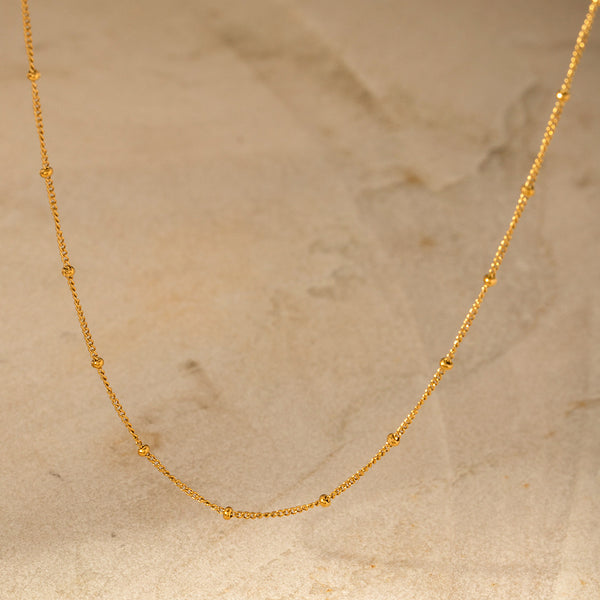 IG Style Chain Geometric Stainless Steel 18K Gold Plated Necklaces