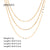 IG Style Chain Stainless Steel 18K Gold Plated Necklaces