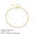 Women Fashion Chain U-Shape Stainless Steel Electroplating Bracelets