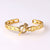 Circle Gold Plating Electroplating Bangles