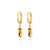 Cartoon Cartoon Zircon Zircon Inlay Earrings