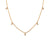 Fashion Round Geometric Stainless Steel 18K Gold Plated Necklaces