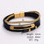 Men Ethnic Leather Electroplating String Bracelets