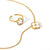 IG Style Flower Chain Flower Stainless Steel Shell Electroplating Necklaces