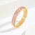 Luxurious Circle Zircon Electroplating Bangles