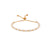 Women Fashion Pearl Geometric Stainless Steel 18K Gold Plated Bracelets