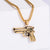 Retro Unisex Vintage Metal Retro Vintage Pistol Stainless Steel Pendants