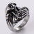 Punk Snake Chinese Zodiac Animal Stainless Steel Distressing Rings