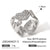 IG Style Heart Heart Stainless Steel Electroplating Rings