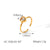 IG Style Ring Heart Heart Stainless Steel Electroplating Rings