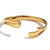 Fashion Circle Stainless Steel 18K Gold Plated Bangles