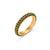 Women Fashion Geometric Stainless Steel 18K Gold Plated Rings