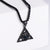 Unisex Metal Retro Vintage Geometric Stainless Steel Gemstone Inlay Pendants