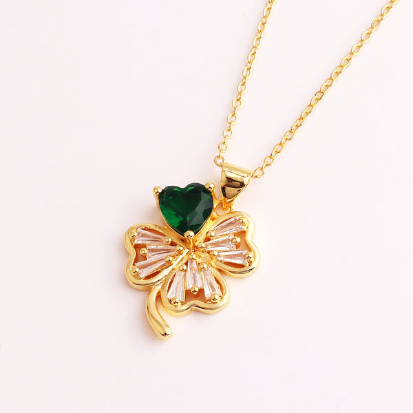 Women Flower Copper Electroplating Necklaces