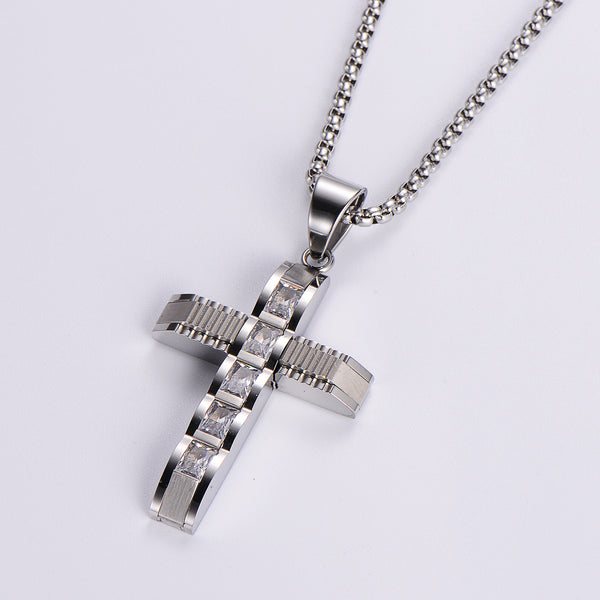 Versatile Cross Stainless Steel Electroplating Pendants