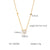 IG Style Heart Geometric Stainless Steel Electroplating Necklaces