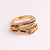 Expressive Women Geometric Copper Electroplating Rings