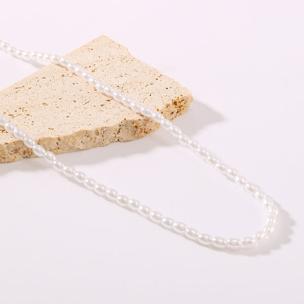 IG Style Pearl Artificial Pearl Electroplating Necklaces