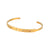 Fashion Circle Stainless Steel 18K Gold Plated Bangles