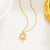 Minimalist U-Shape Titanium Steel 18K Gold Plated Necklaces