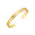 Stainless Steel 18K Gold Plated Bangles