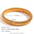 Women Fashion Geometric Stainless Steel 18K Gold Plated Bangles