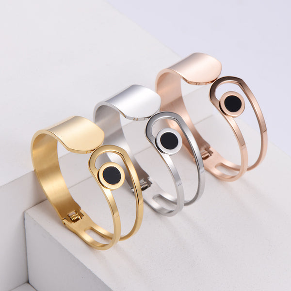 Women Metal Stainless Steel Bangles