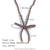 Fashion Bowknot Stainless Steel 18K Gold Plated Necklaces